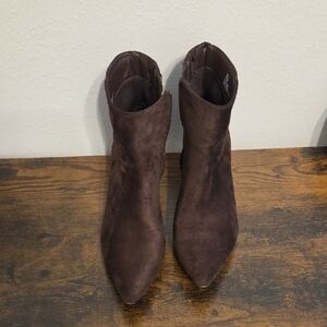 Rachel Zoe Dark Brown Ankle Booties